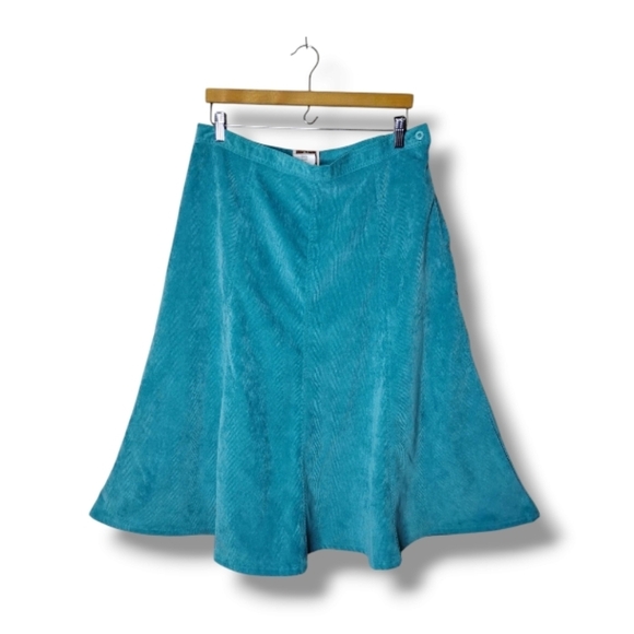 Vintage Company Collection Corduroy Skirt 16P Midi Circle Preppy Academia Fall - Picture 1 of 6